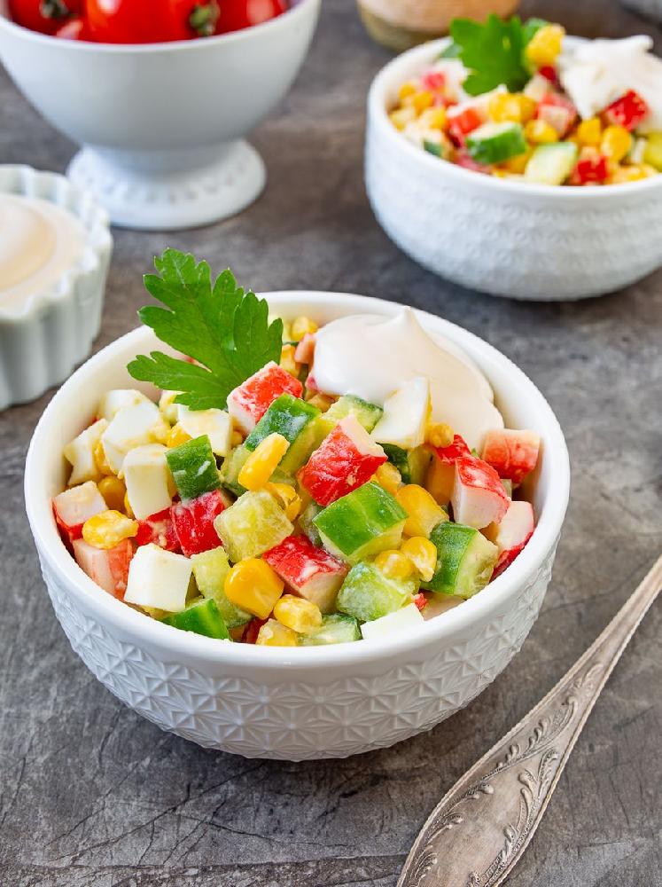 Krab salatı