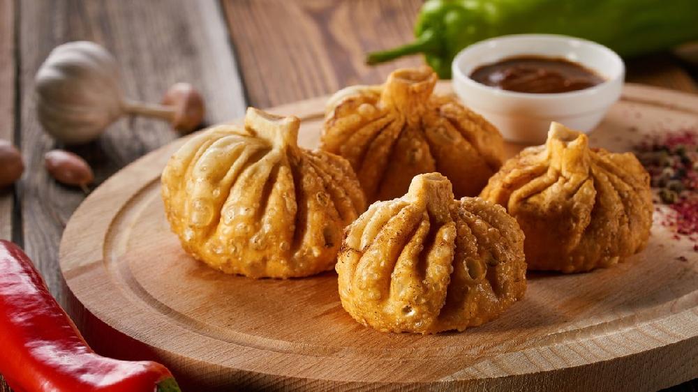 Fried Khinkali With Soya