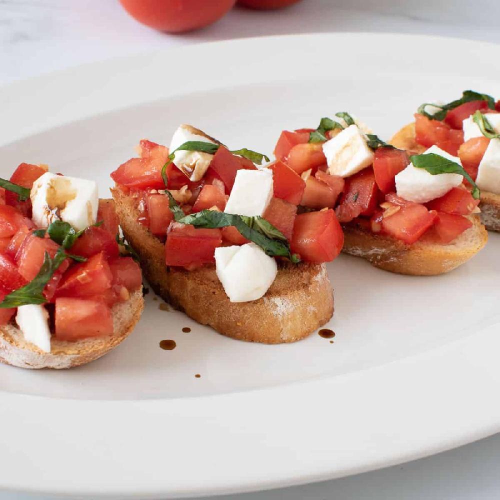 Mozarella bruschetta
