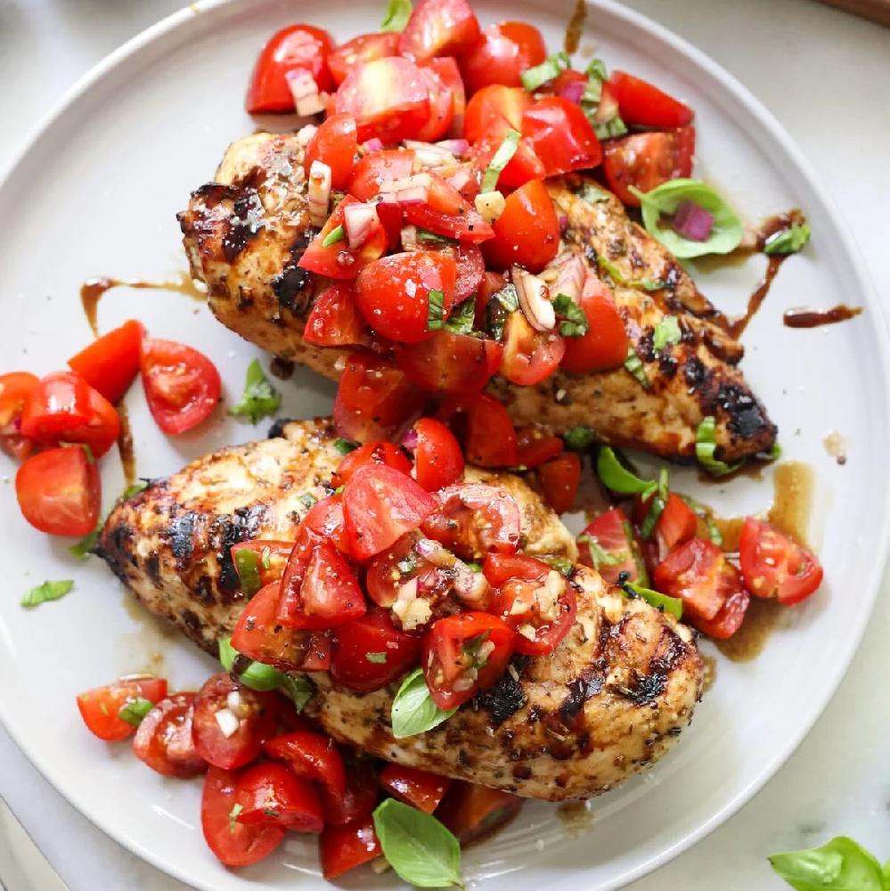 Chicken bruschetta