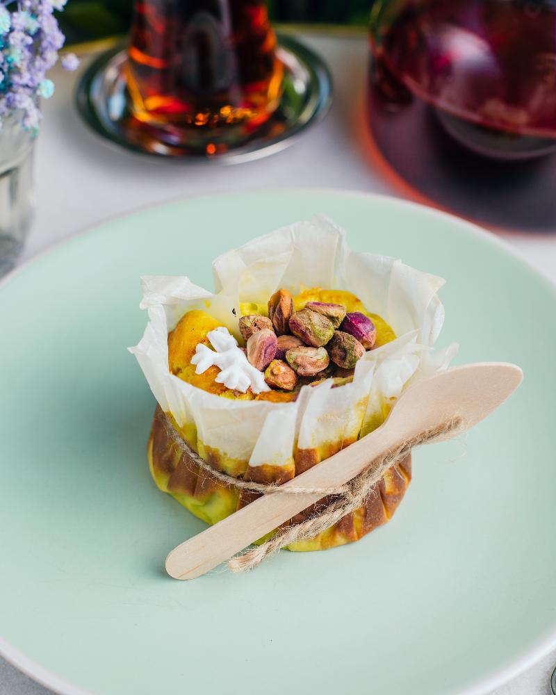 San Sebastian Cheesecake (Pistachio)