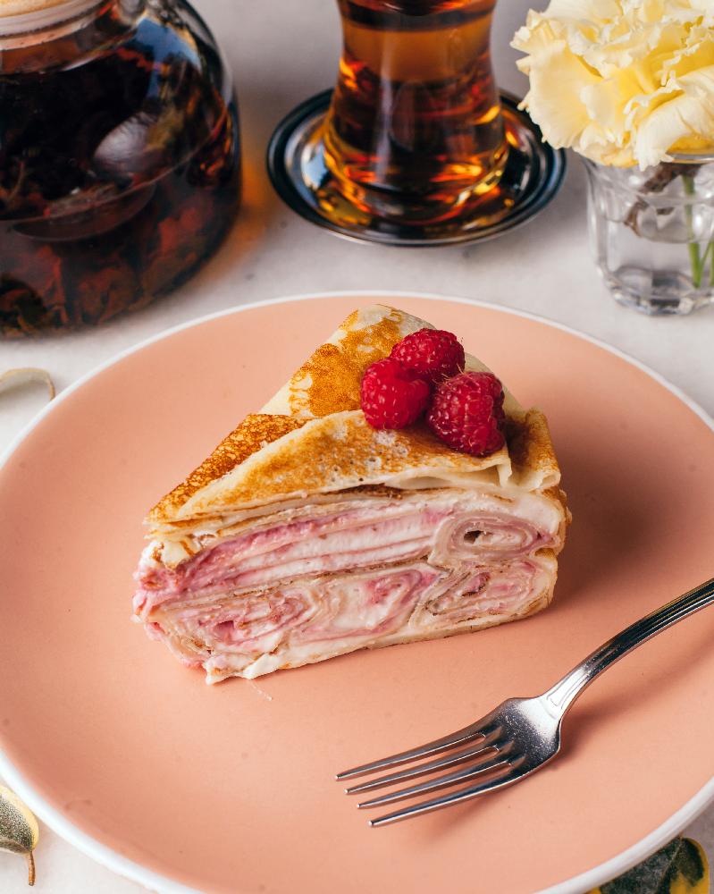 Raspberry Crepe