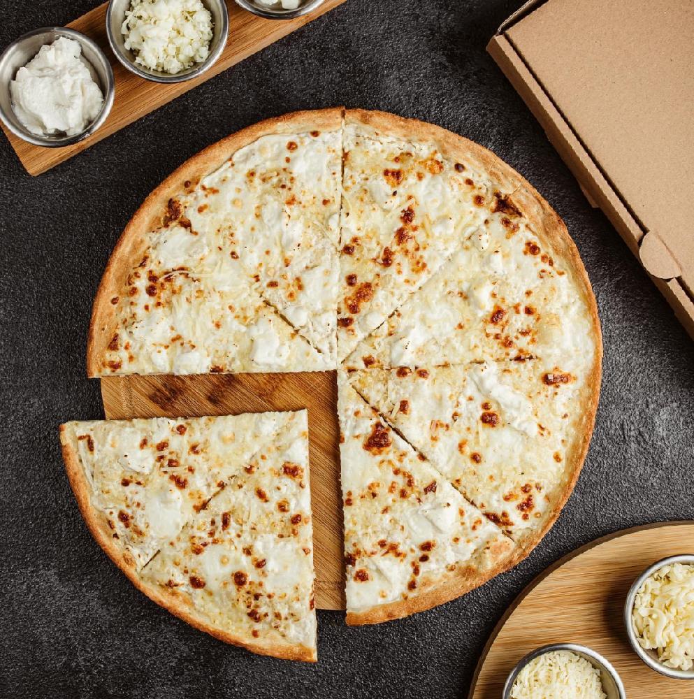 Doldurulmuş  pendir qabıqlı pizza