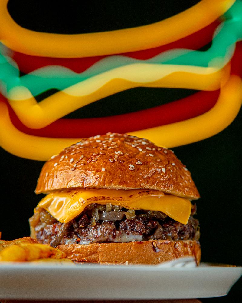 Göbələkli burger