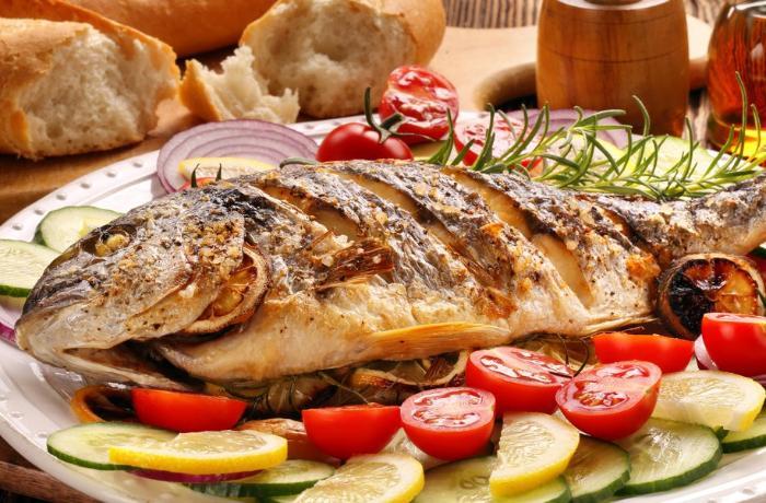 İtalyan sayağı doldurulmuş forel 