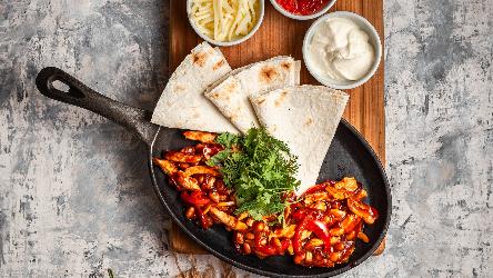 Toyuq fajitas