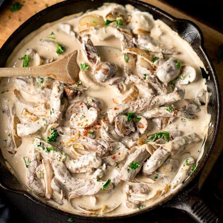 Beef Stroganoff