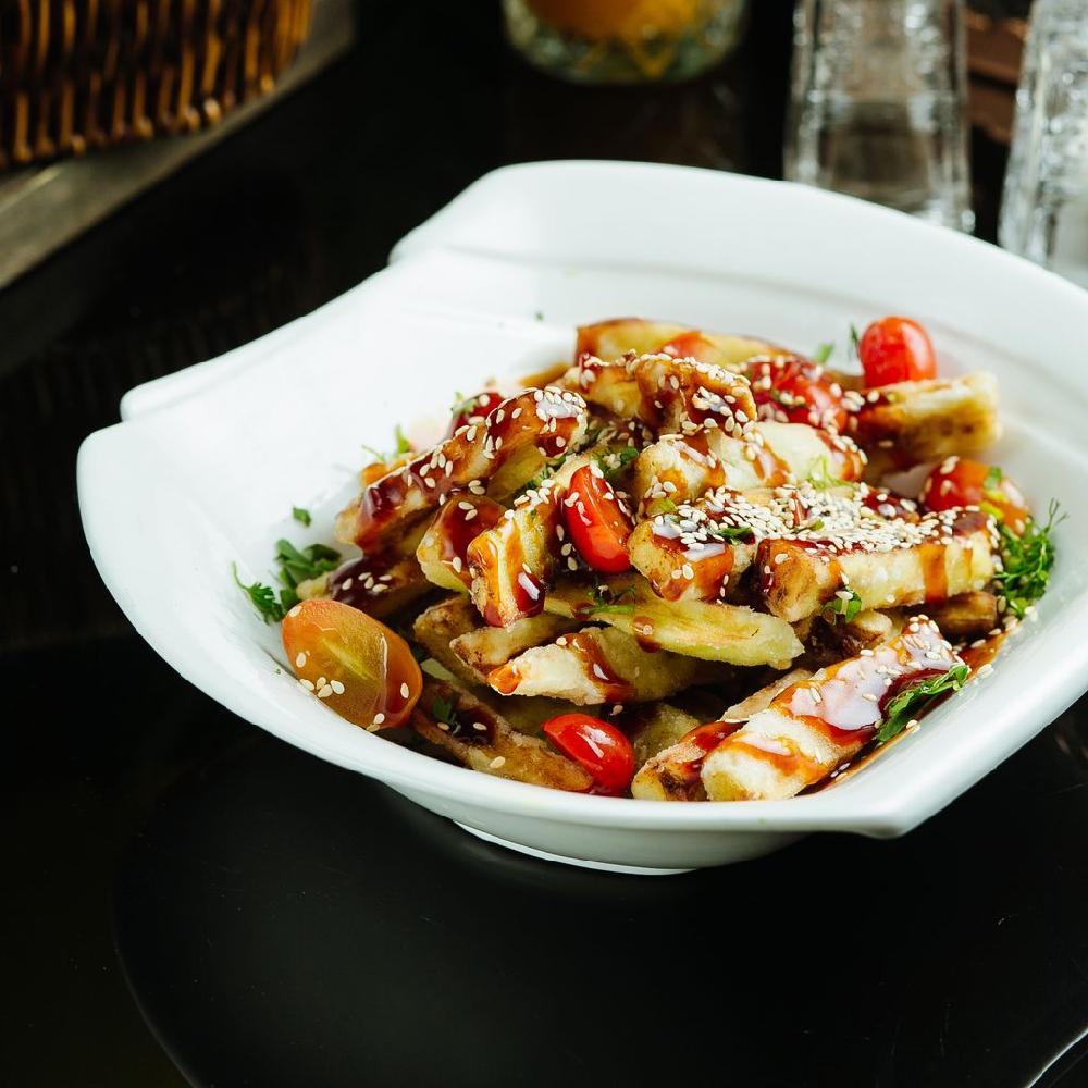 Xırt-Xırt Badımcan salatı