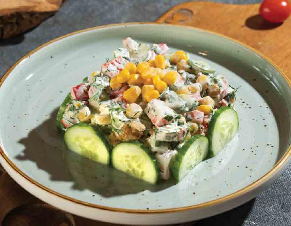 Krab salatı