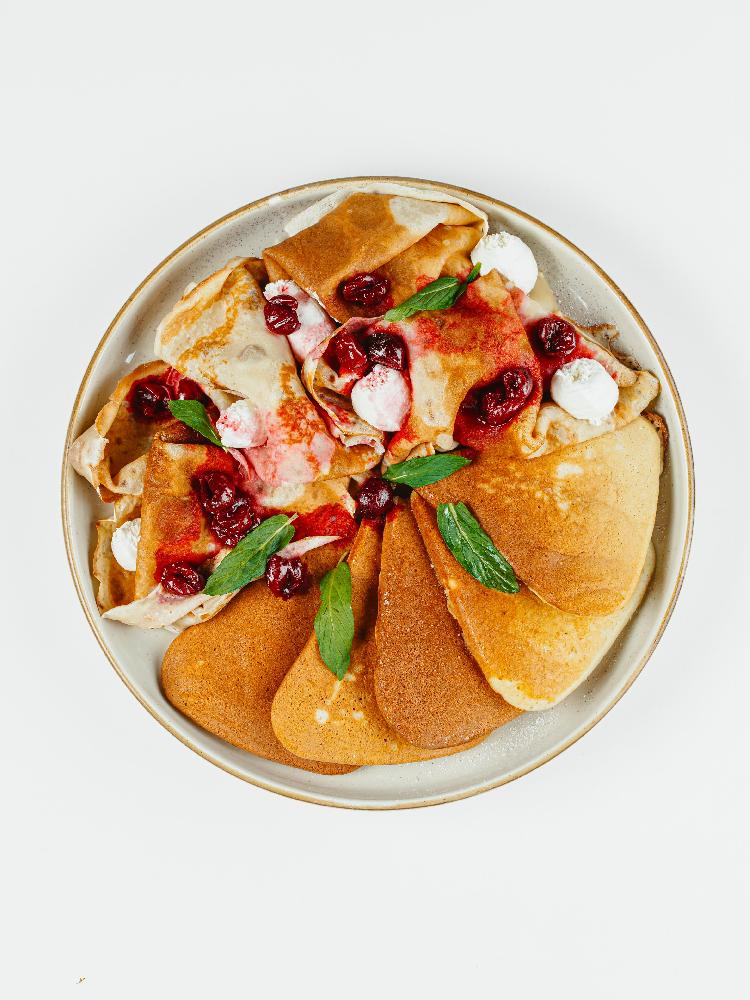 Pancake and crepes plate