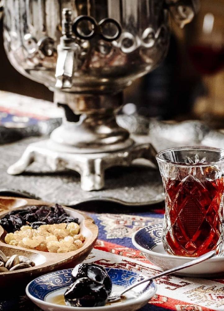 Çay dəstgahı samovar 
