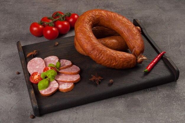 Krakov kolbasa sadə