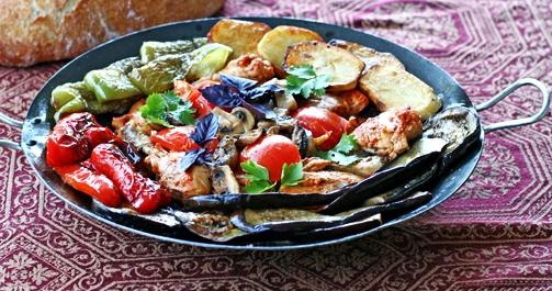 Sac içi toyuq ətindən