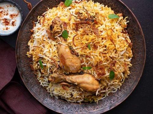 Chicken biryani
