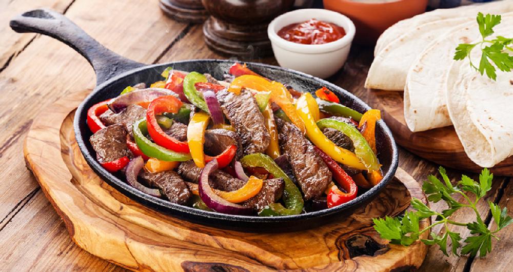 Fajitas Biftekli