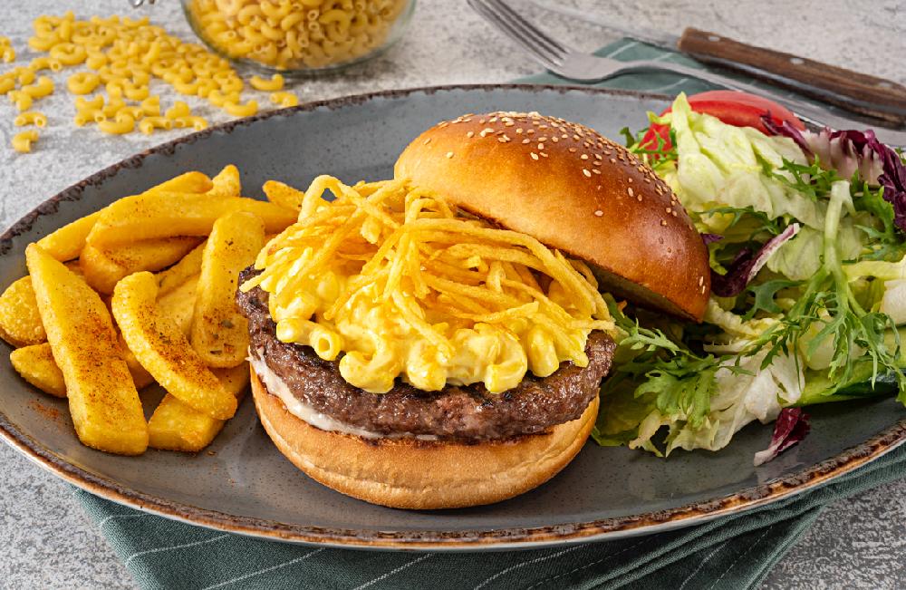 Mac and Cheese Burger 