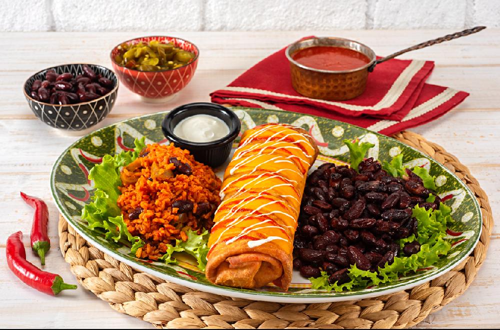 Toyuqlu Chimichanga