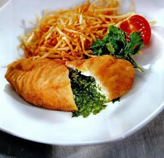 Kiyevski kotlet qarnir ilə
