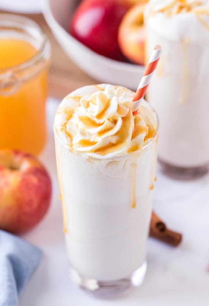 Apple milkshake
