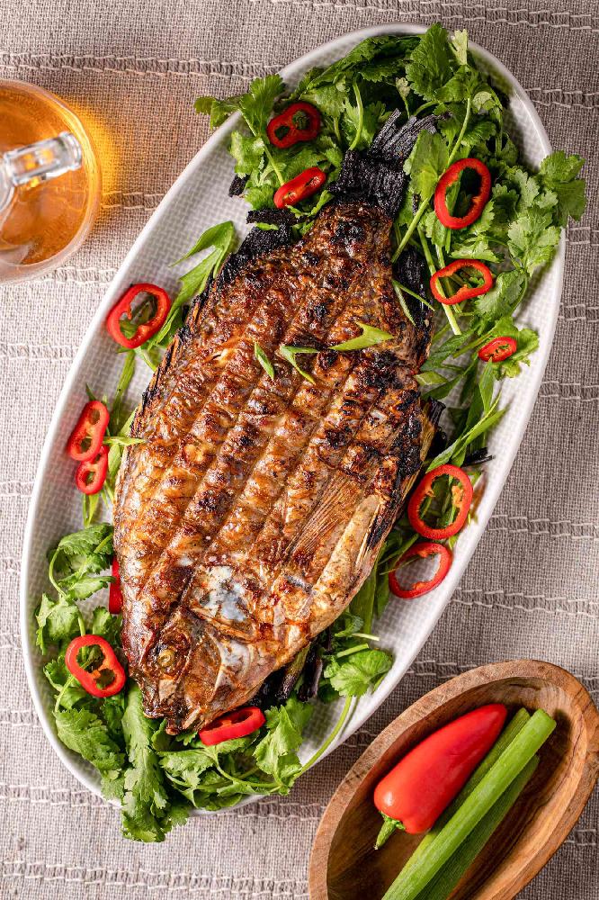 Barbeque fish 