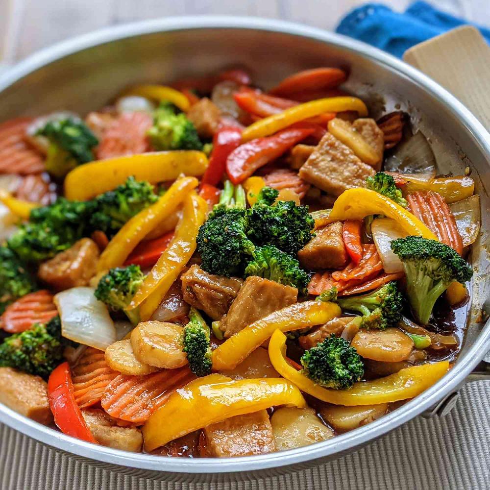 Fried chicken stir 