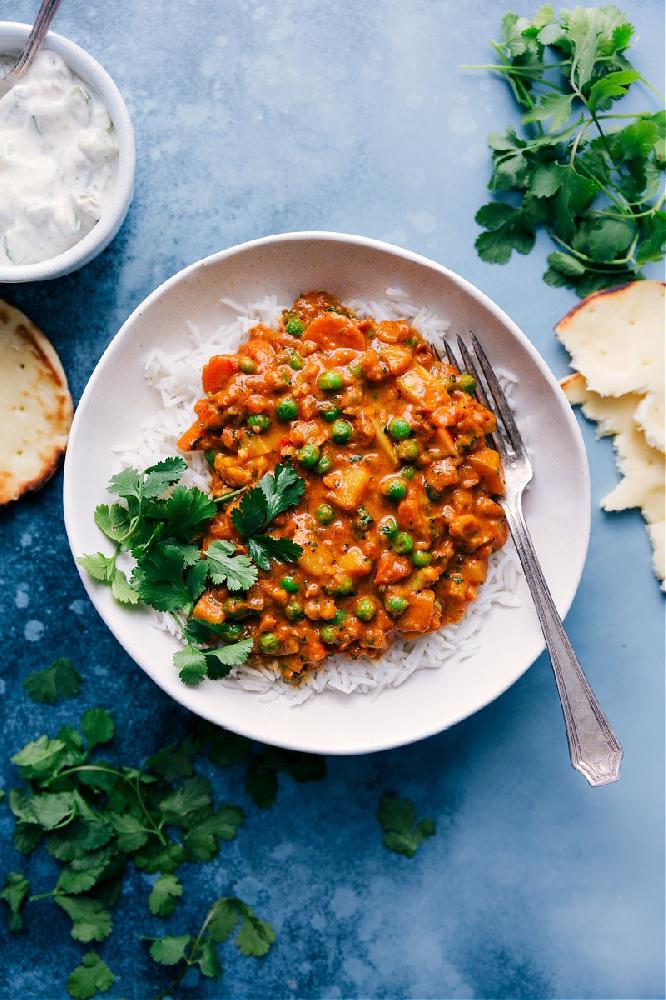 Green peas masala 
