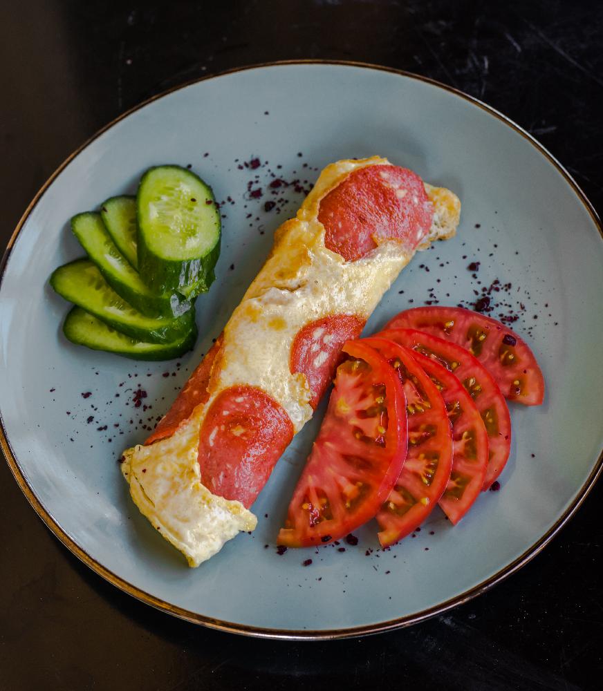 Omlet Kolbasalı