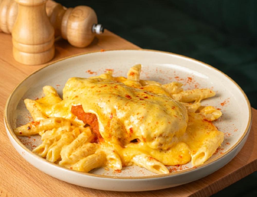 CHICKEN STRIPS WITH PASTA