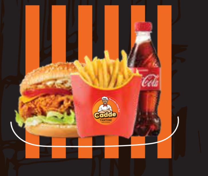 TOYUQ BURGER + FRİ + COLA (300 ML) 