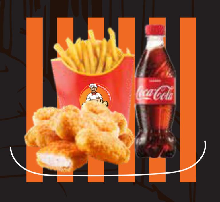 NAGGETS + FRİ + COLA (300 ML)