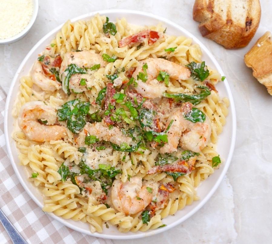 Fisulli with  shrimps