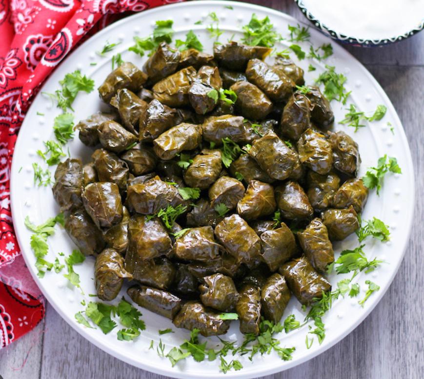 Quzu Ətindən Yarpaq Dolması