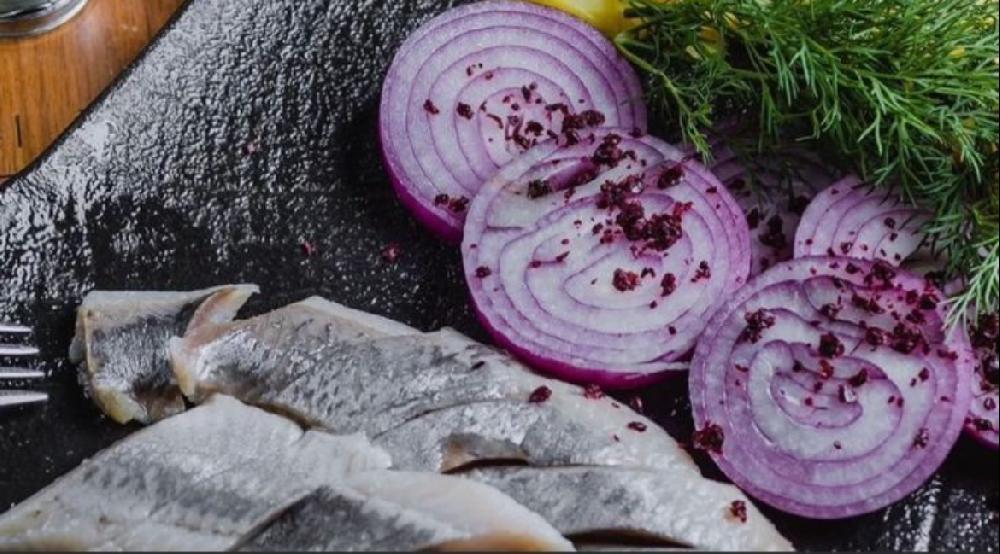 Siyənək alma dilim kartofla
