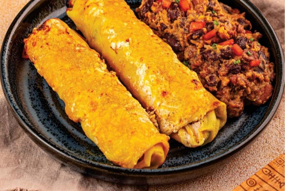 CHEESE ENCHILADAS