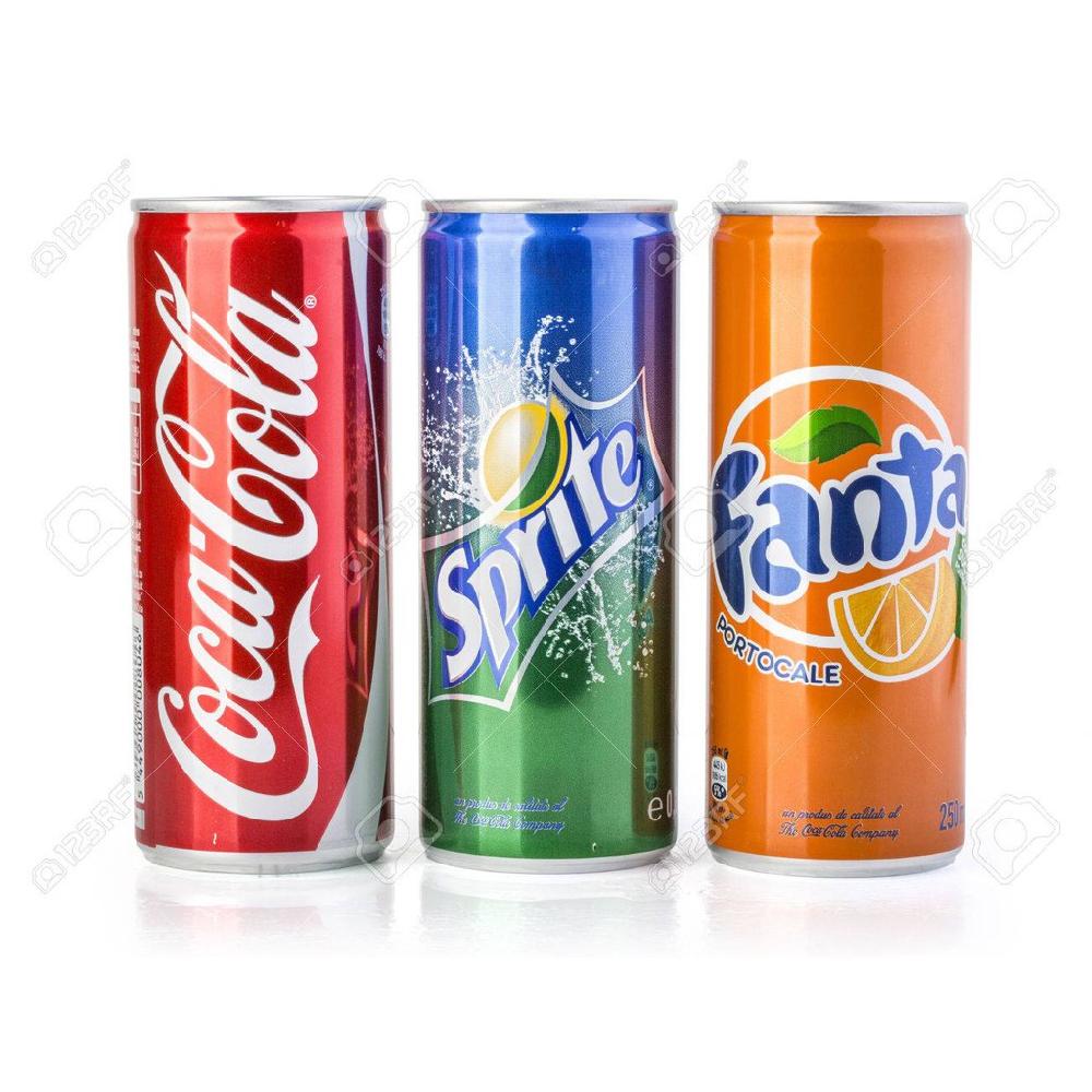 Coca-Cola, Sprite, Fanta 330ml