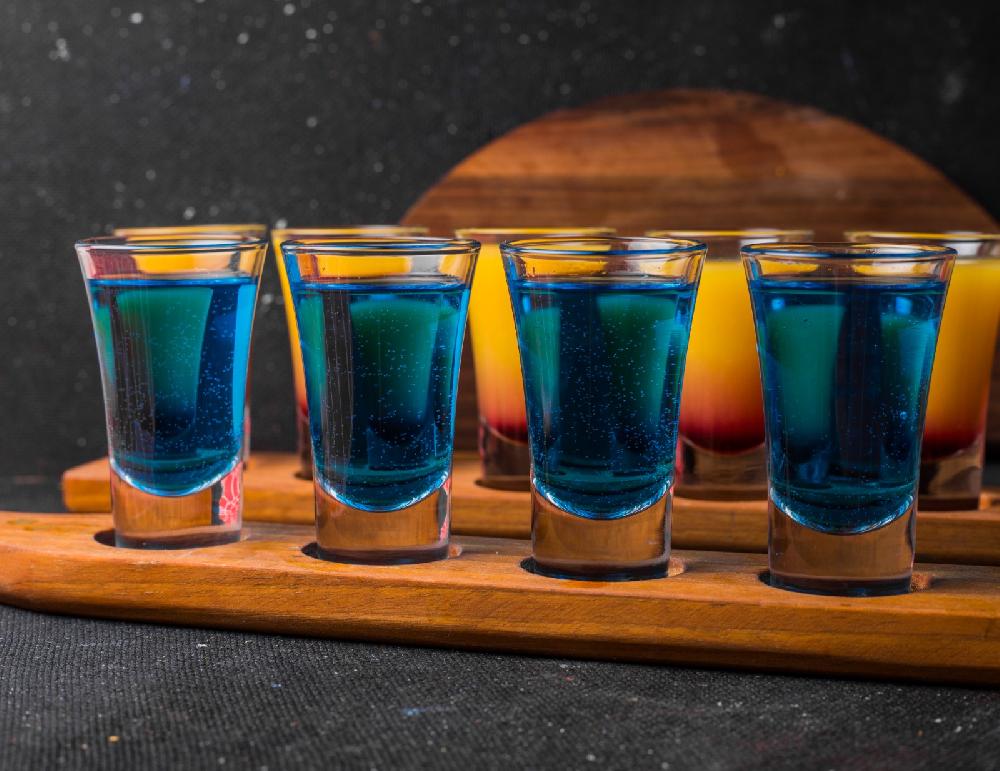 BLUE KAMIKAZE SHOT SET 