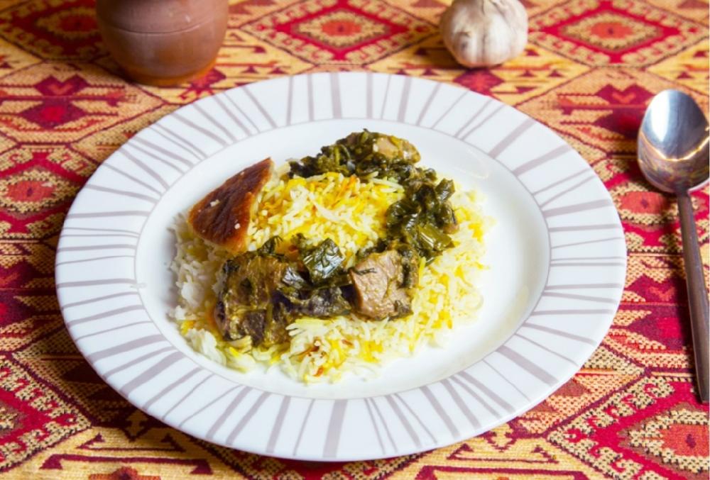 Səbzili plov  