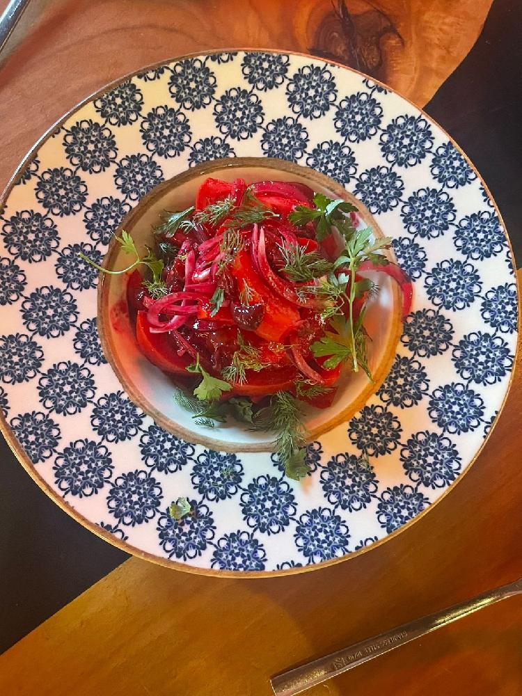 Vişnəli Pomidor Salatı