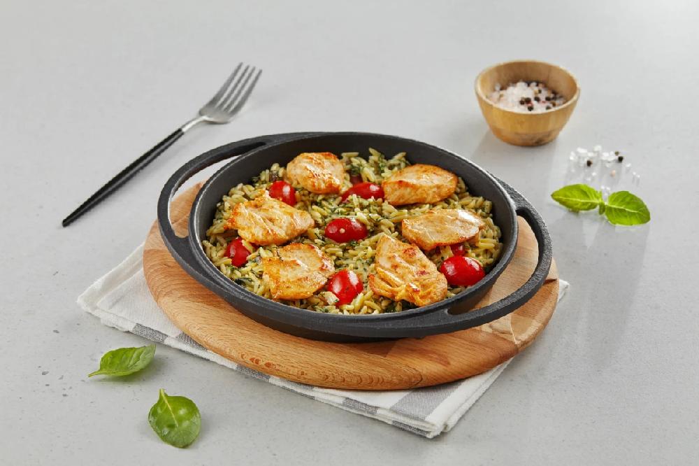 Creamy Chicken with orzo