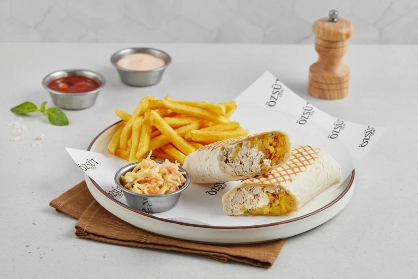 Sarımsaqlı Chicken dürüm