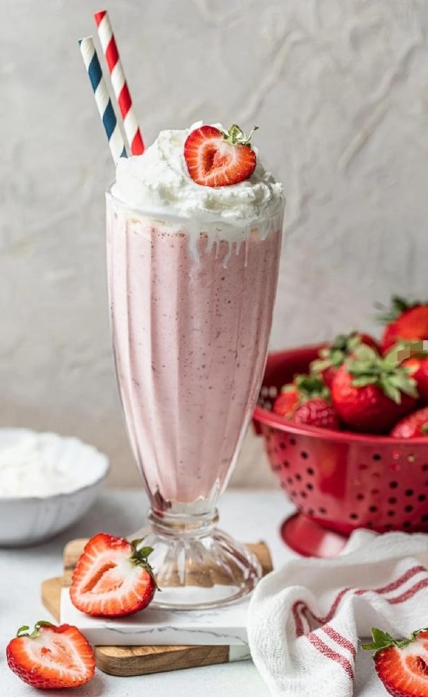 Strawberry milkshake