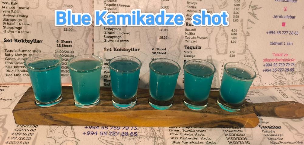 Blue Kamikadze shots