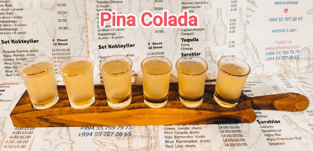 Pina Colada shots