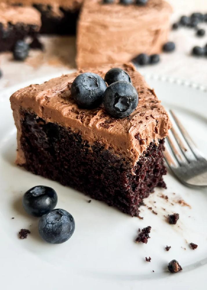 Chocolate Blueberry cake