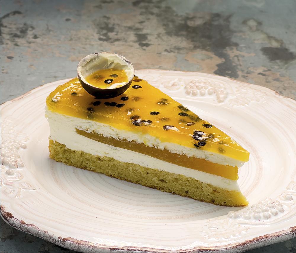 Mango marakuya cheesecake