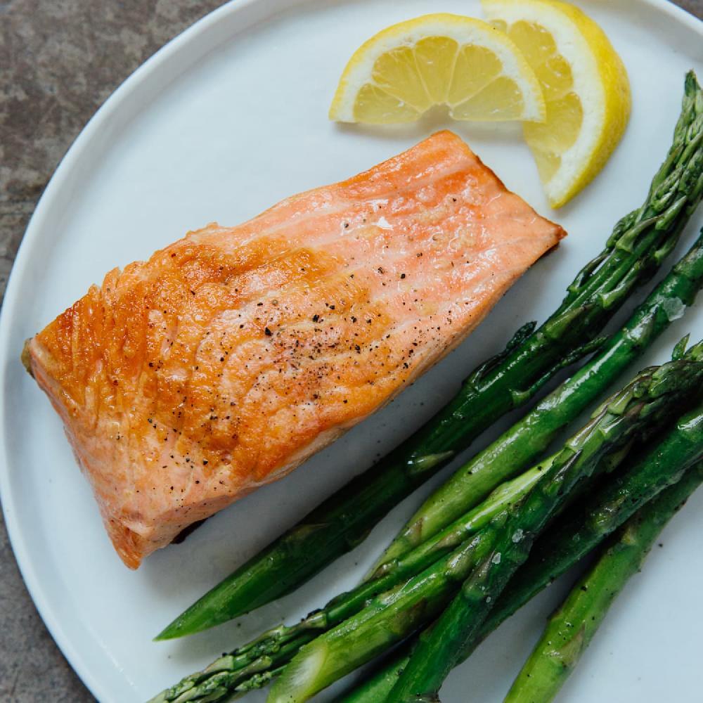 Salmon steak 