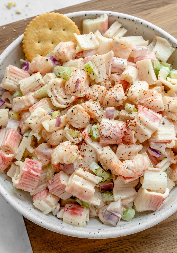 Sea food salat 