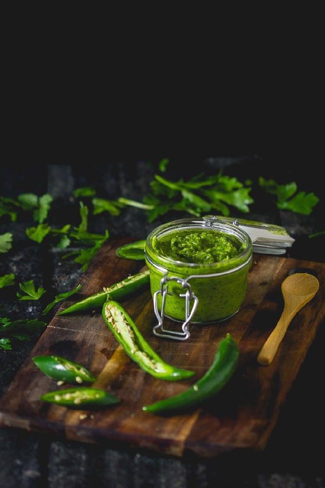 Green chili sous