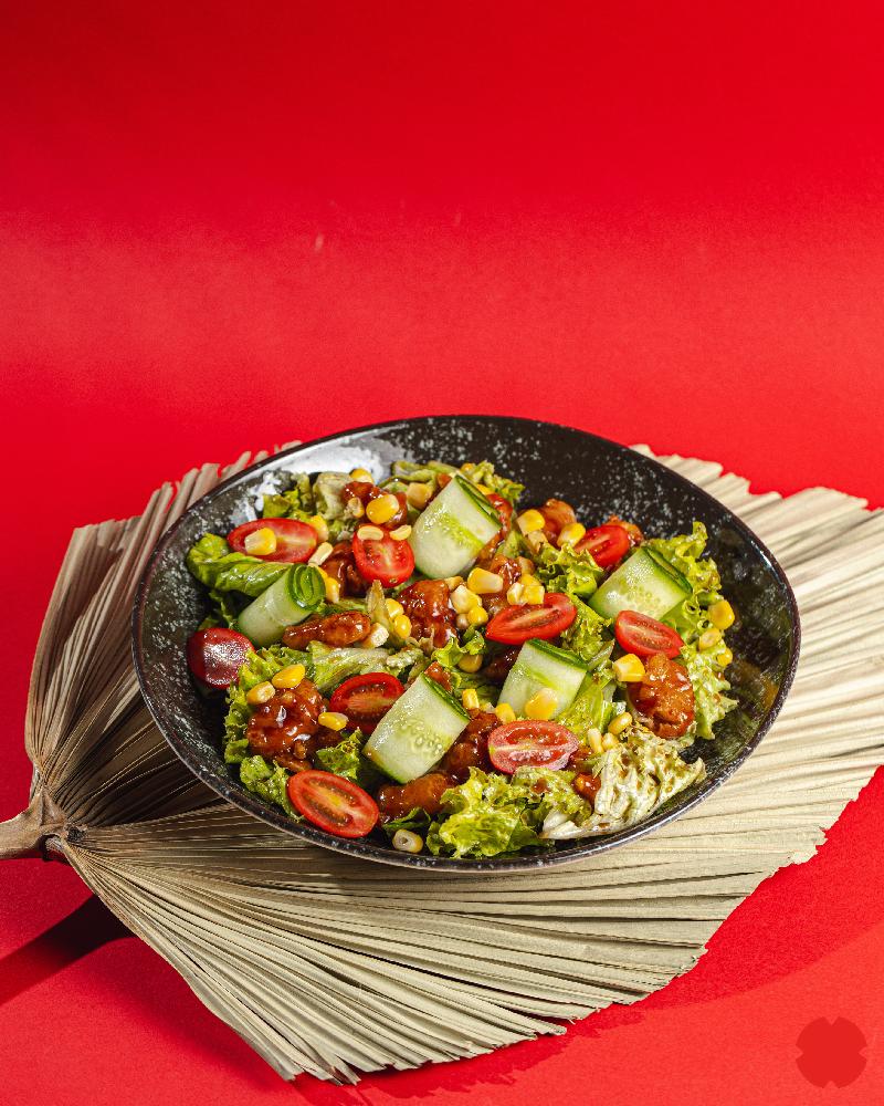 Shrimps Popcorn Salad