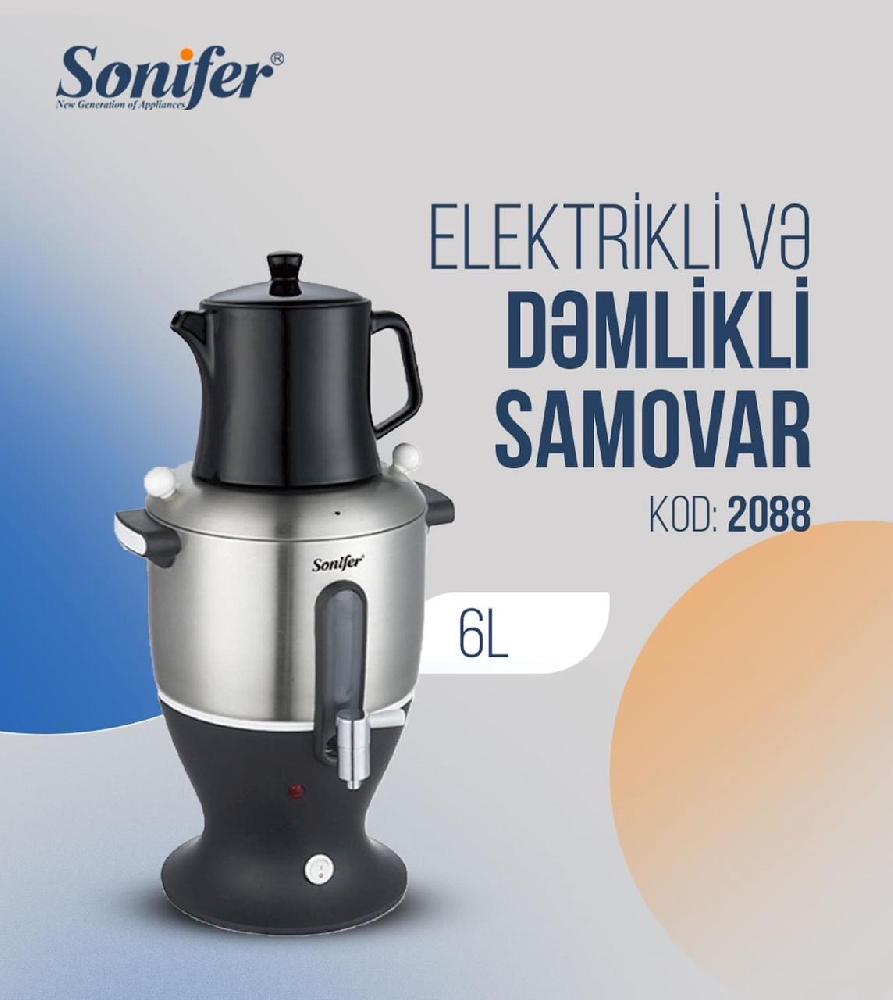 Elektrikli və Dəmlikli Samovar
